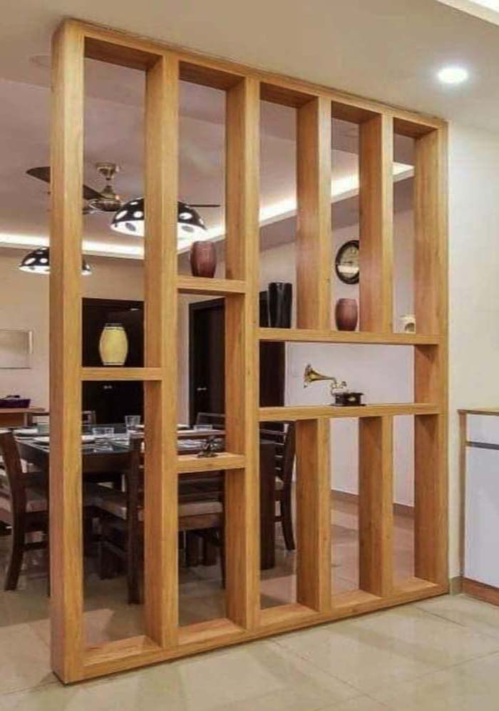 Lam gỗ phòng khách căn hộ chung cư